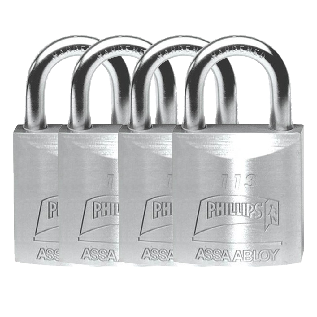 CANDADO PHILLIPS MOD. 113 4 X 4 IGUALADO