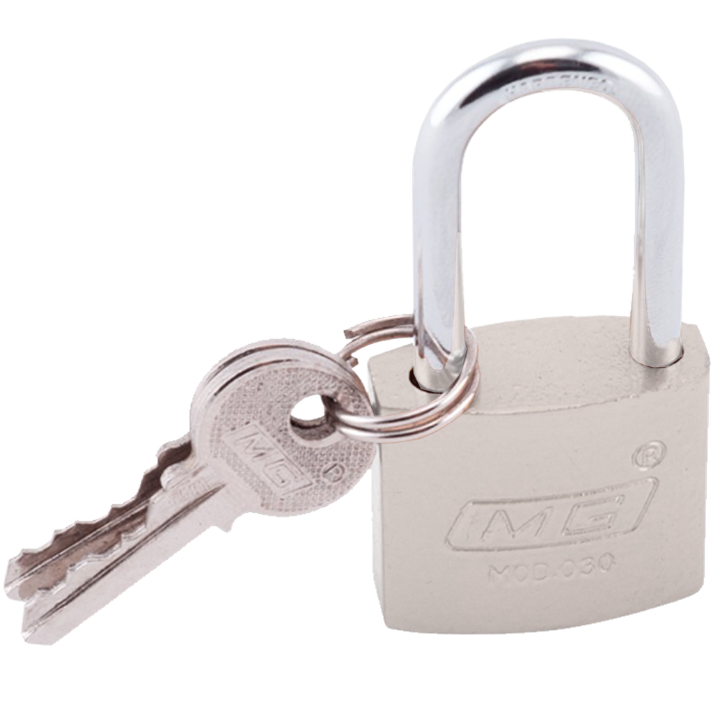 CANDADO MG MOD.030 GL PLATA