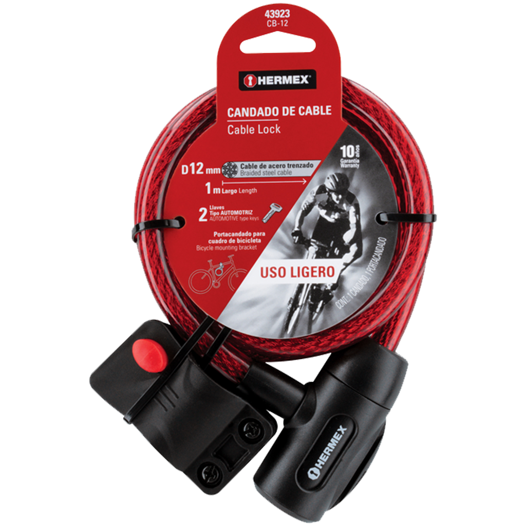 CANDADO TRUPER P/BICICLETA MOD. 43923