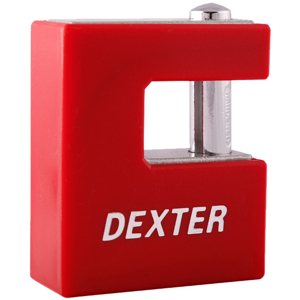 CANDADO DEXTER 70 MM ROJO MOD. 16935