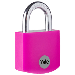 [MX89264] CANDADO YALE ALUM ROSA AL 28 RETAIL