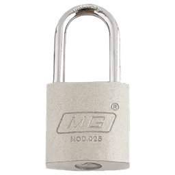 [R206072] CANDADO MG MOD. 025 GL PLATA