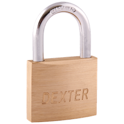 [D6936] CANDADO DEXTER 30 MM LATON GC MOD. 6936